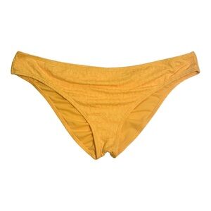 Ninety-Nine Degrees Juniors Orange Floral Cheeky Hipster Swim Bottoms NWT